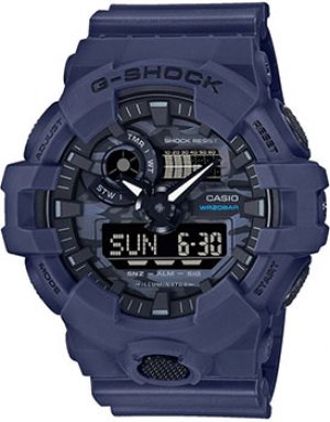 Японские наручные мужские часы GA-700CA-2AER. Коллекция G-Shock Casio