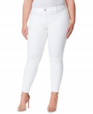 Модные джинсы большого размера Kiss Me Super Skinny , белый Jessica Simpson
