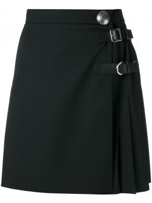 Плиссированная юбка мини Alexander McQueen. Цвет: чёрный