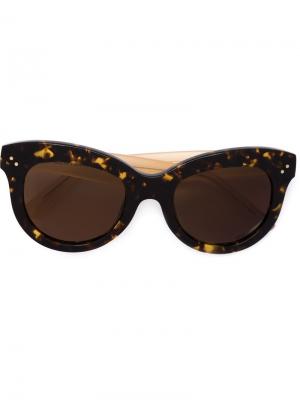 Солнцезащитные очки Julia Krewe Du Optic. Цвет: коричневый