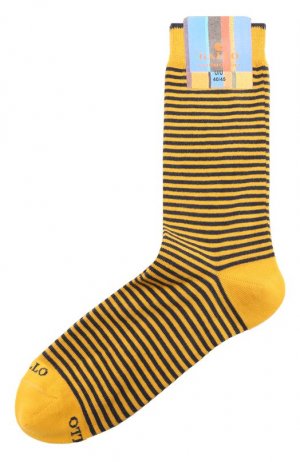 Хлопковые носки Gallo. Цвет: жёлтый