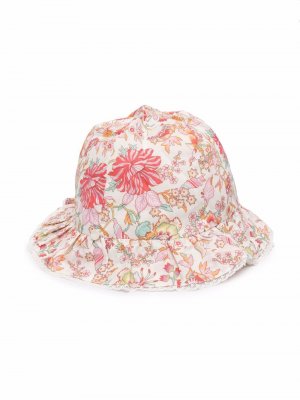 Floral-print bucket hat Tartine Et Chocolat. Цвет: розовый