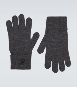 4г шерстяные перчатки , серый Givenchy