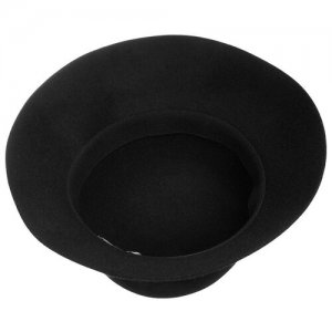 Шляпа клош SEEBERGER 18094-0 FELT CLOCHE, размер ONE. Цвет: черный