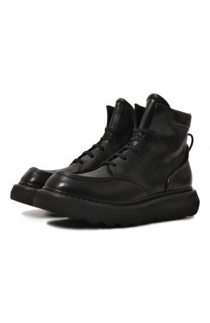 Кожаные ботинки Premiata. Цвет: чёрный