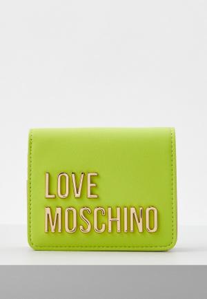Кошелек Love Moschino. Цвет: зеленый