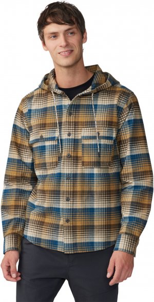 Рубашка с длинными рукавами и капюшоном Dusk Creek — мужская , коричневый Mountain Hardwear