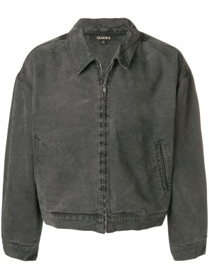 Zipped bomber jacket Yeezy. Цвет: серый