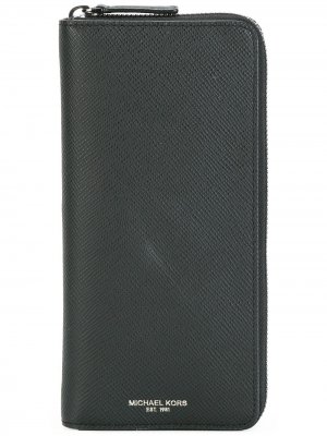 Прямоугольный бумажник с логотипом Michael Kors. Цвет: черный