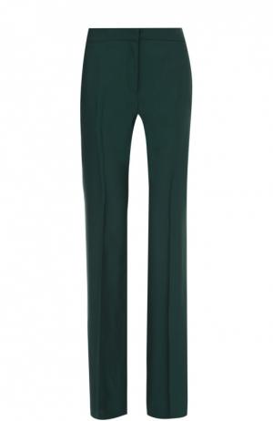 Широкие брюки прямого кроя со стрелками No. 21. Цвет: зеленый