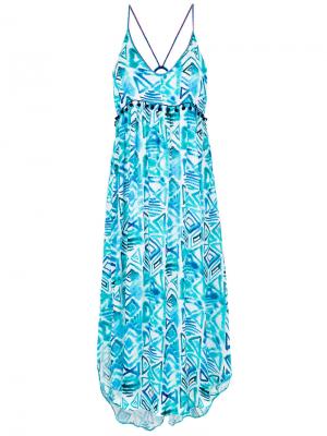 Printed dress Brigitte. Цвет: blue, white, navy