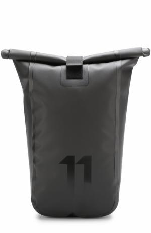 Текстильный рюкзак с декоративной отделкой 11 by Boris Bidjan Saberi. Цвет: черный