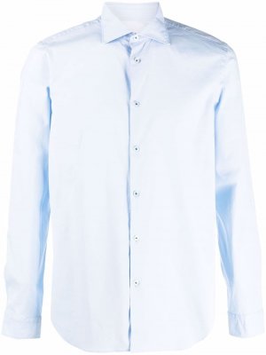 Рубашка на пуговицах Manuel Ritz. Цвет: синий