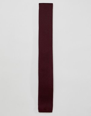 Трикотажный галстук French Connection. Цвет: красный