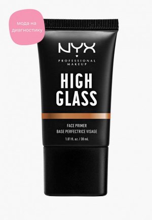Праймер для лица Nyx Professional Makeup High Glass Face Primer, оттенок 03, Sandy Glow, 30 мл. Цвет: бежевый