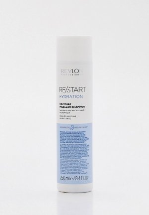 Шампунь Revlon Professional RE/START HYDRATION для увлажнения волос мицеллярный, 250 мл. Цвет: прозрачный