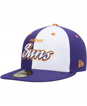 Мужская фиолетово-белая приталенная шляпа Phoenix Suns Griswold 59FIFTY New Era