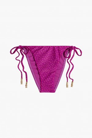 Трусики бикини Shaye с низкой талией в горошек , пурпурный Vix Paula Hermanny