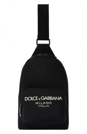 Текстильный рюкзак Dolce & Gabbana. Цвет: синий