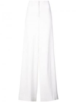 Широкие брюки Dvf Diane Von Furstenberg. Цвет: белый
