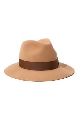 Шерстяная шляпа Kiton. Цвет: бежевый