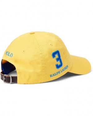 Кепка Big Pony Chino Ball Cap, цвет Yellow Fin Polo Ralph Lauren