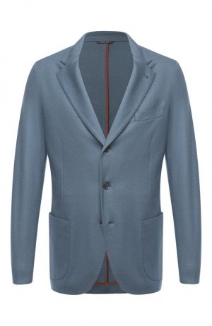 Кашемировый пиджак Loro Piana. Цвет: синий