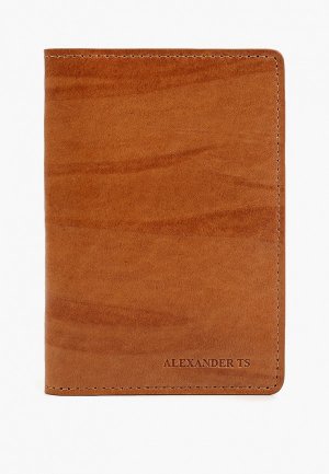 Обложка для паспорта Alexander Tsiselsky. Цвет: коричневый