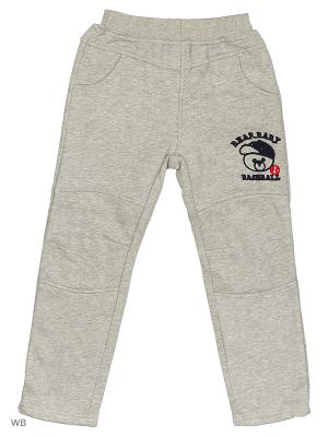 Утепленные брюки Sago Kids i Ant Domain. Цвет: серый