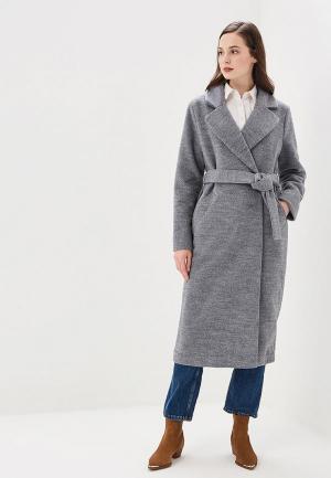 Пальто Rosso Style. Цвет: серый