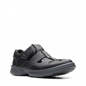 Мужские сандалии (Bradley Cove 26165267), черные Clarks. Цвет: черный
