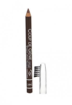 Карандаш Vivienne Sabo для бровей, Eyebrow Pencil, тон  001. Цвет: коричневый