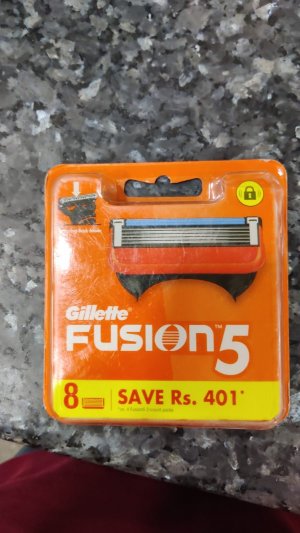 Fusion 5 лезвий для бритья (Упаковка из 8 картриджей) Gillette