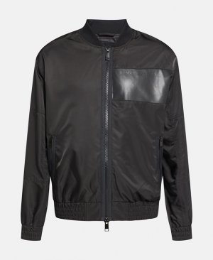 Кожаная куртка, черный Armani Exchange
