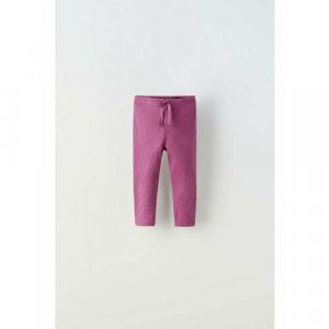 Легинсы , размер 116, фиолетовый Zara. Цвет: фиолетовый/сиреневый
