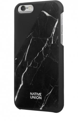 Чехол Clic Marble для iPhone 6/6s Native Union. Цвет: черный