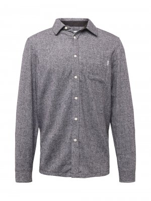 Рубашка на пуговицах стандартного кроя , антрацит/светло-серый Wemoto