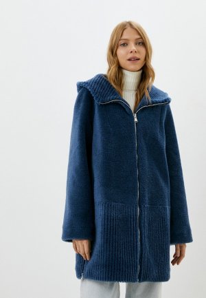 Шуба GRV Premium Furs. Цвет: синий