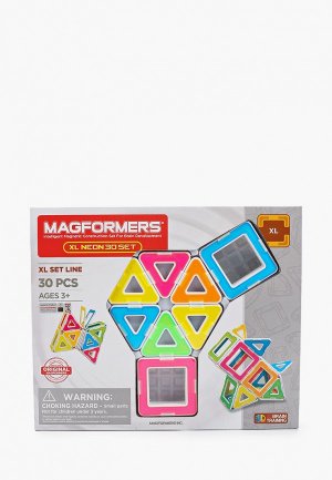Конструктор Magformers XL Neon 30 set. Цвет: разноцветный