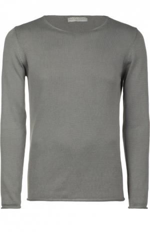 Вязаный пуловер Daniele Fiesoli. Цвет: серый