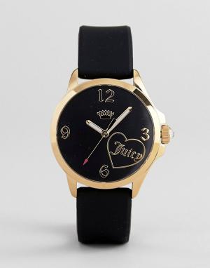 Часы с логотипом -Черный Juicy Couture