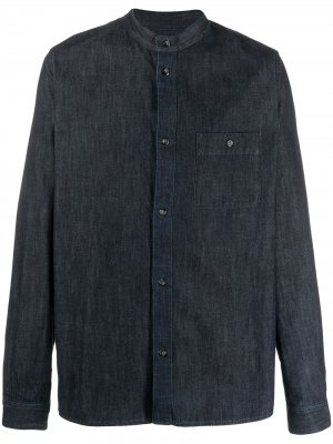 Джинсовая рубашка с воротником-стойкой A.P.C.. Цвет: синий