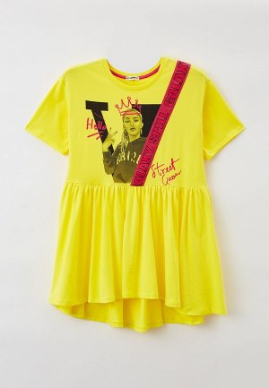 Платье Crazy Getup. Цвет: желтый