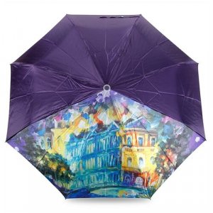 Зонт, фиолетовый PLANET. Цвет: фиолетовый