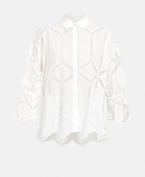 Рубашка блузка Valérie Khalfon, белый KHALFON