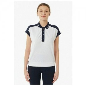 Рубашка поло женская (белый/синий) Forward w13210g-wn191 3XS. Цвет: белый