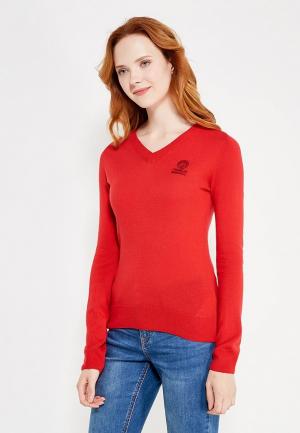 Пуловер Franklin & Marshall. Цвет: красный