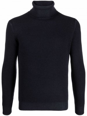 Delloglio шерстяной свитер с высоким воротником Dell'oglio. Цвет: синий