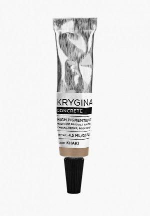 Средство Krygina Cosmetics универсальное для макияжа. Кремовый пигмент Concrete Khaki, 4,5 мл. Цвет: хаки