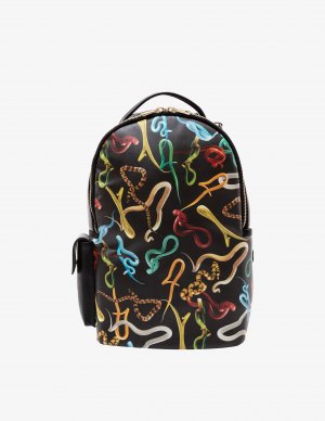 Рюкзак Туалетная бумага Змея , цвет Multicolor Seletti